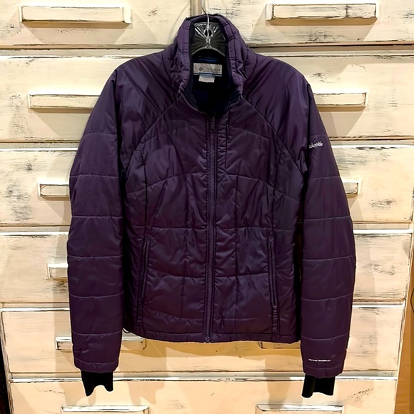 Columbia light weight Omni shield puffer Women’s L plum purple - Picture 1 of 8